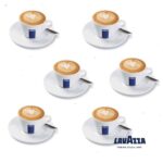 Lavazza cesti si farfurii cappuccino ceramica 6buc 120ml