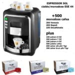 Espressor CIALDE SGL ESE D44 BLACK + 500 cafele