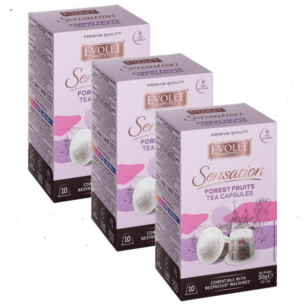 Evolet ceai Forest Fruits capsule compatibile nespresso 10buc - imagine 1