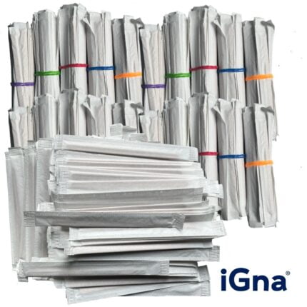 Paletine cafea 110mm lemn de fag ambalate individual set 1000buc