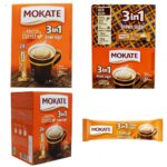 MOKATE 3in1 ZAHAR BRUN, Mix de cafea instant 24*17g