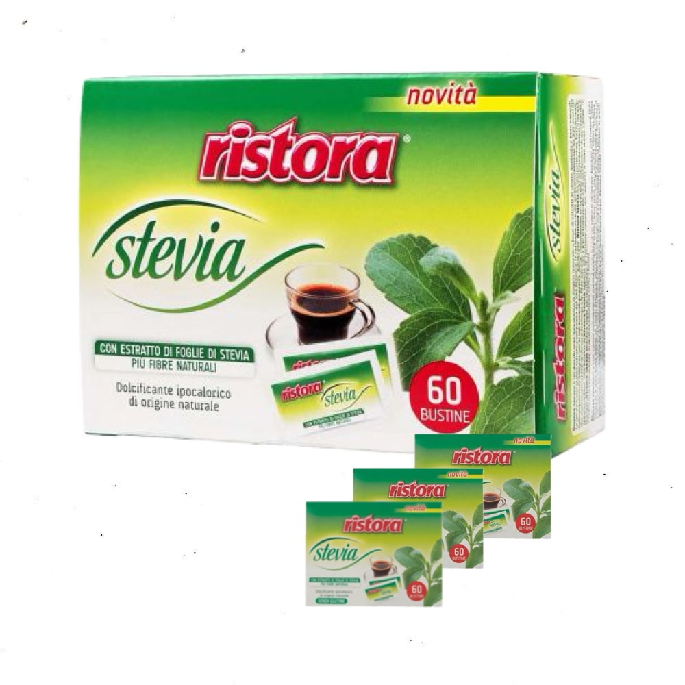 Ristora indulcitor sucrazit cu stevie 60 plicuri*1gr - imagine 1