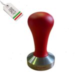 Tamper inox CLASS FAGGIO LACCATO ROSSO D53 mm